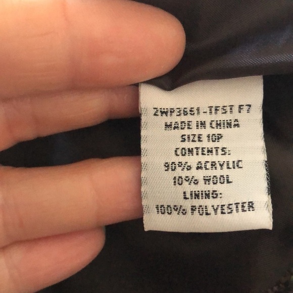 NEW VTG Harve Benard Tapestry Long Sleeve Y2K Career Suit Blazer Size 10P Jacket - Picture 14 of 16